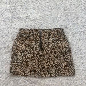 Urban Outfitters (BDG) Leopard Print Mini Skirt